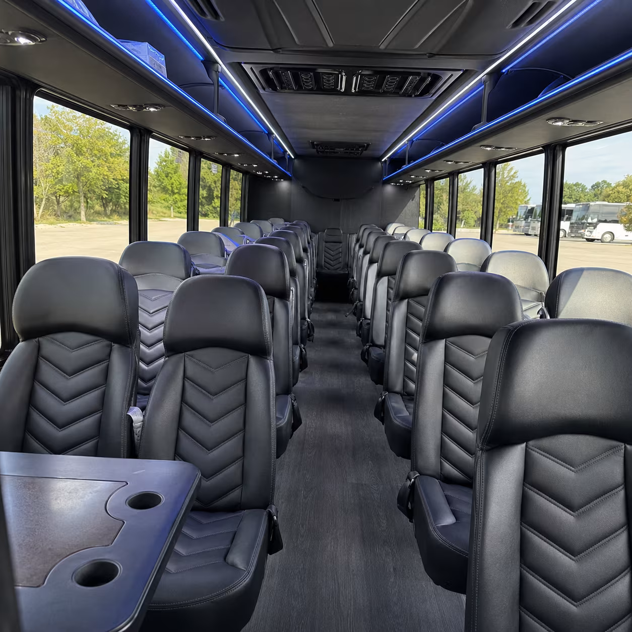 concord private event transportation onboard seating