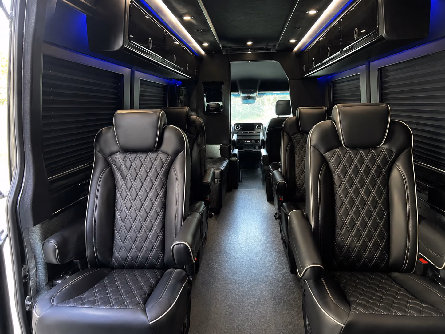 concord wedding transportation onboard seating