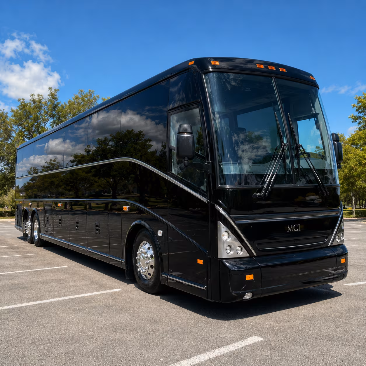 if your group is heading to a concert or show a bus makes it easy
